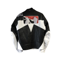 The Ones Leather Jacket - Black/White